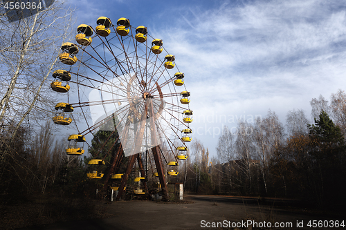 Image of Ferris wheel of Pripyat ghost town 2019