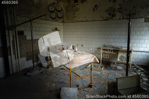 Image of Deserted Hospital room in Pripyat, Chernobyl Excusion Zone 2019