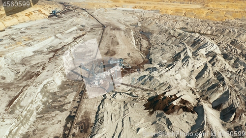 Image of Coal Mine Excavation Drone Footage