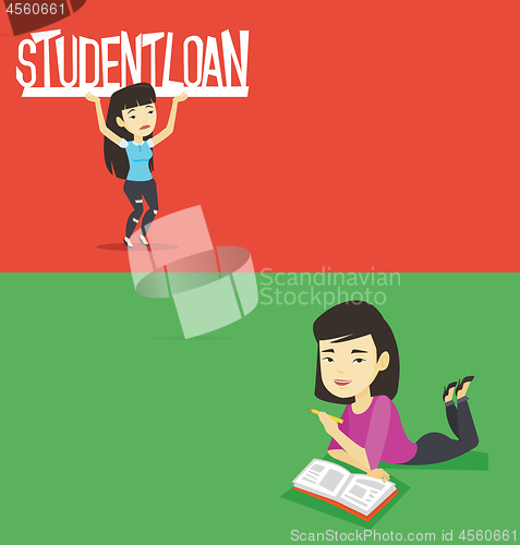 Image of Two educational banners with space for text.