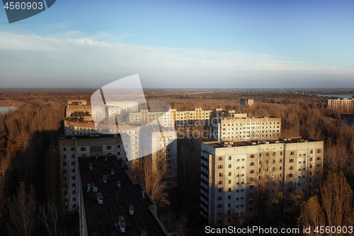 Image of Abandoned Cityscape in Pripyat, Chernobyl Exclusion Zone 2019