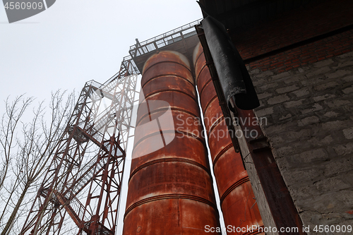 Image of Abandoned cement factory near Chernobyl Nuclear Power Plant