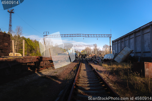 Image of Abandoned railways leading to nowhere