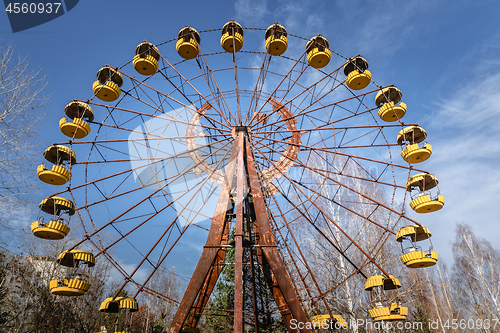 Image of Ferris wheel of Pripyat ghost town 2019