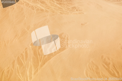 Image of Desert texture shot from above