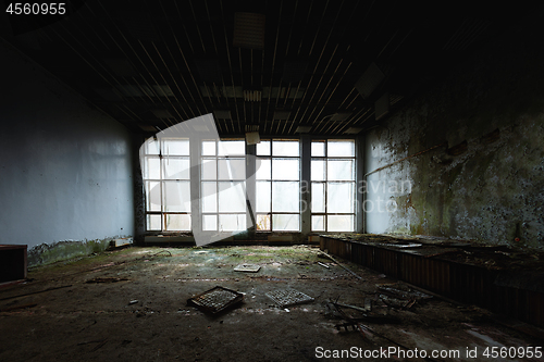 Image of Abandoned room in Pripyat Hospital, Chernobyl Exclusion Zone 2019