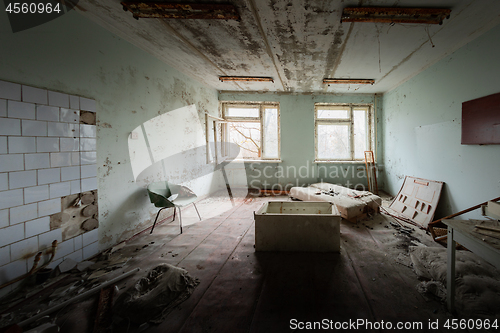 Image of Deserted Hospital room in Pripyat, Chernobyl Excusion Zone 2019