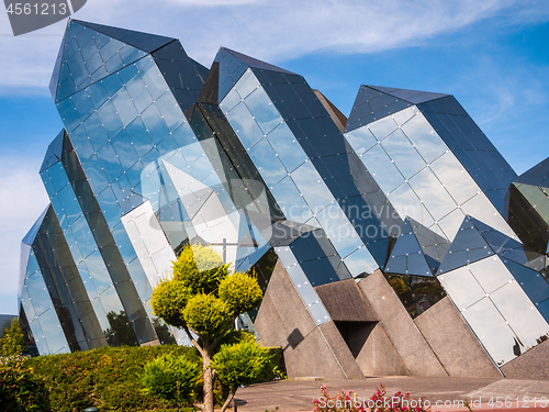 Image of Quartz building in Futuroscope theme park in Poitiers, France