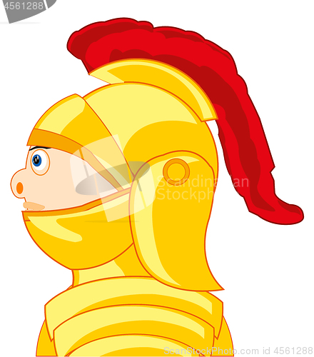 Image of Vector illustration of the portrait roman blame in profile