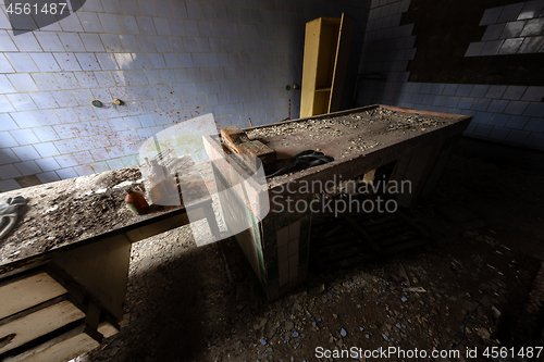 Image of Autopsy room in Pripyat hospital