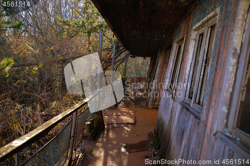 Image of Damaged boathous at the swamps