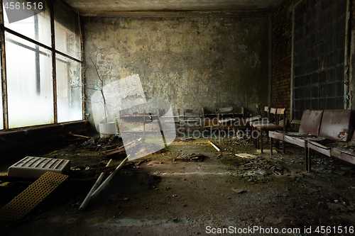 Image of Waiting room at the hospital of Pripyat