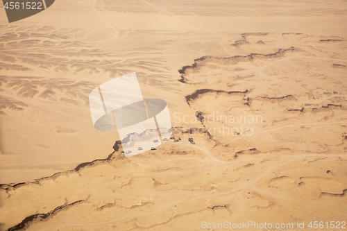 Image of Desert texture shot from above