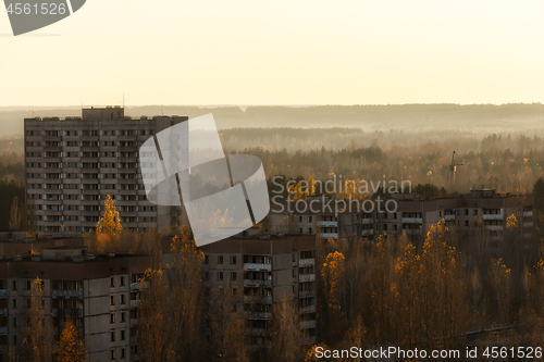 Image of Abandoned Cityscape in Pripyat, Chernobyl Exclusion Zone 2019