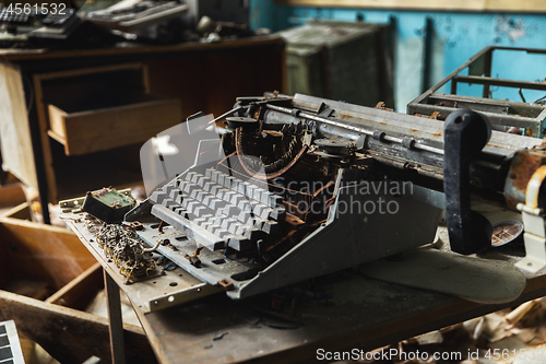 Image of Old industrial computer parts