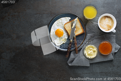 Image of Breakfast healthy with egg