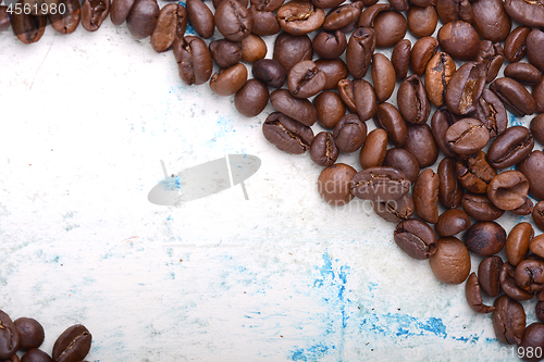 Image of Roasted coffee bean close up. Food background