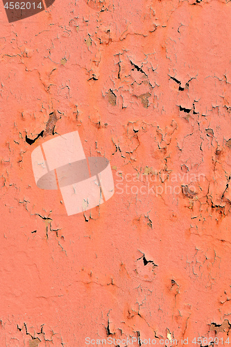 Image of Horizontal old red rusty metal door background