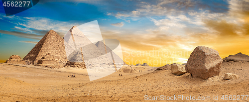 Image of Egypt desert panorama