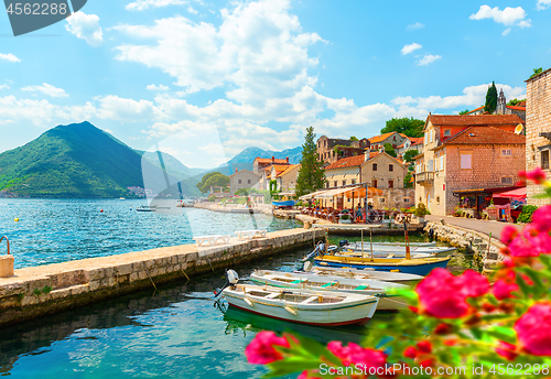 Image of City Perast in Bay