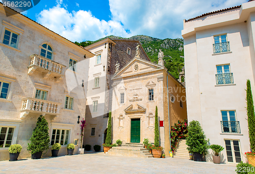 Image of Perast and Church