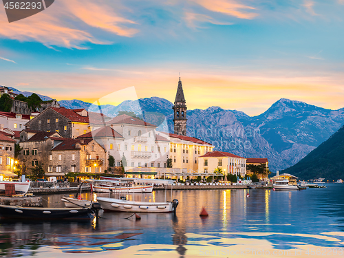 Image of Perast in evening