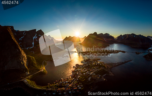 Image of Lofoten is an archipelago in the county of Nordland, Norway.