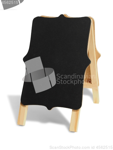 Image of Small blackboard on white