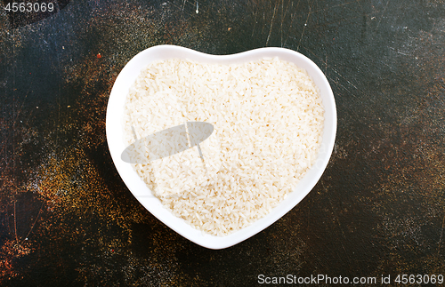 Image of raw rice