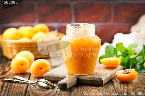 Image of fresh apricot jam