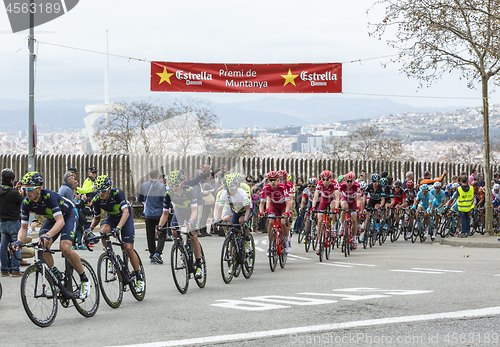 Image of The Peloton in Barcelona - Tour de Catalunya 2016