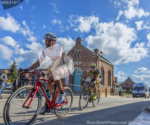 Image of Two Cyclists - Paris Roubaix 2016