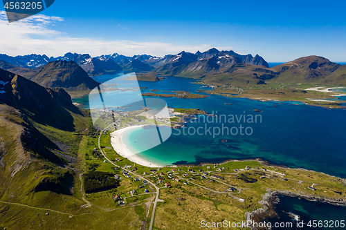 Image of Beach Lofoten archipelago islands beach