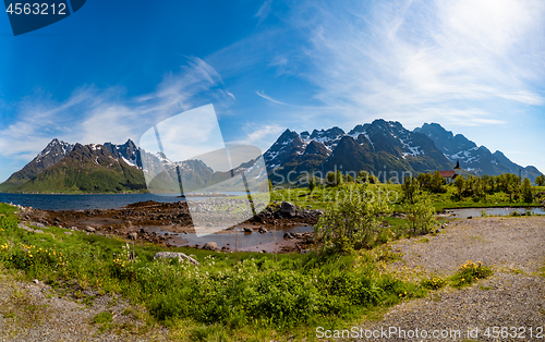 Image of Lofoten is an archipelago in the county of Nordland, Norway.