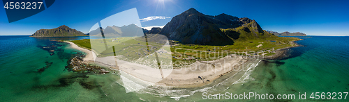 Image of Beach Lofoten archipelago islands beach