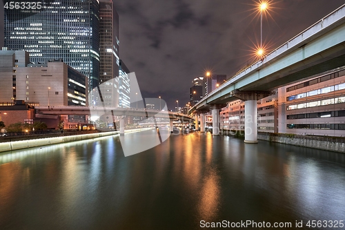 Image of Night scene in Osaka