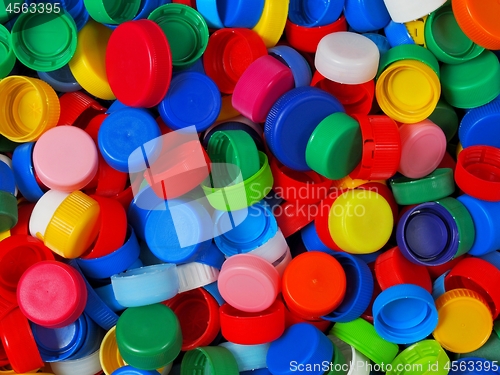 Image of Background made from screw caps