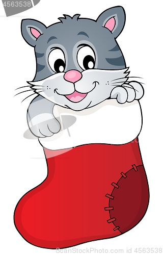 Image of Christmas cat theme image 1