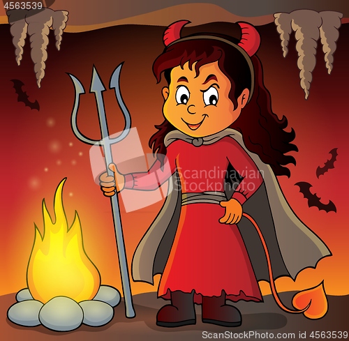 Image of Girl in devil costume image 2