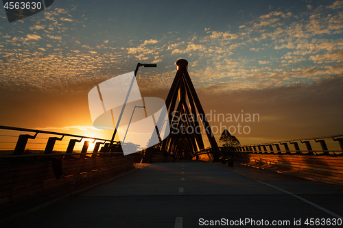 Image of Sunset from Yandhai Nepean Crossing Penrith