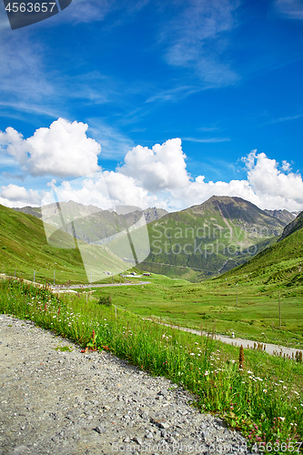 Image of Swiss Alps landscape