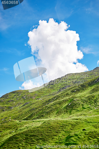 Image of Swiss Alps landscape