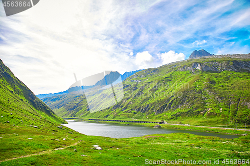 Image of Swiss Alps landscape