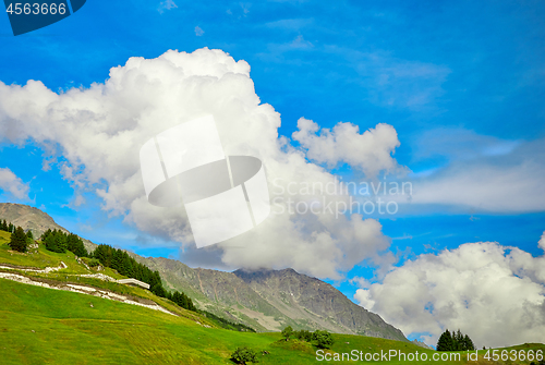 Image of Swiss Alps landscape