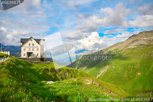 Image of Beautiful Swiss Alps landscape