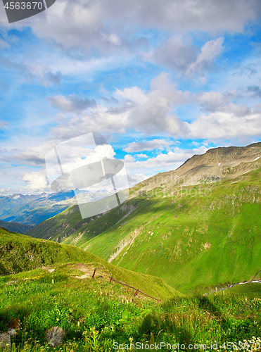 Image of Swiss Alps landscape