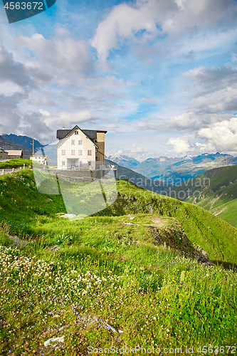 Image of Beautiful Swiss Alps landscape