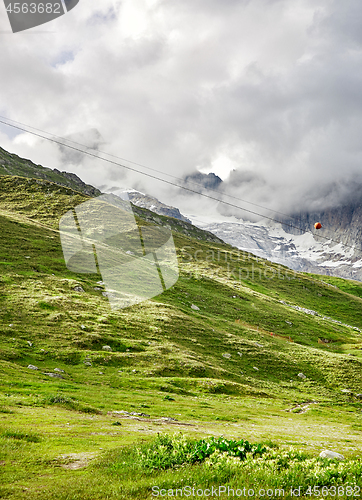 Image of Swiss Alps landscape