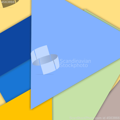 Image of modern layered flat shapes background