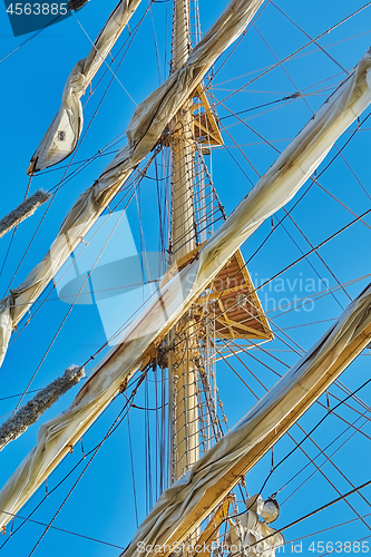 Image of Mast of a Sailing Ship